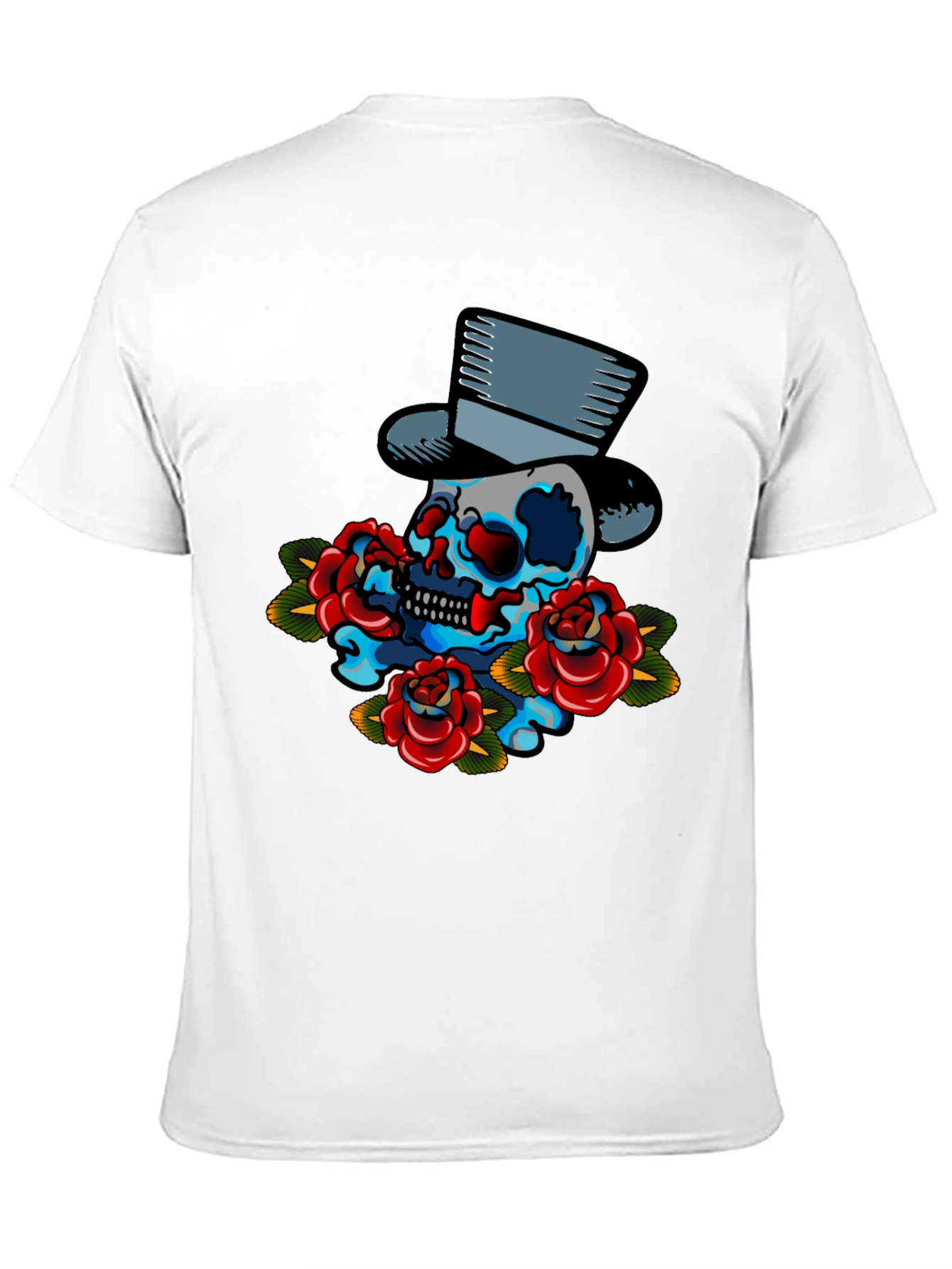Skull & Roses Graphic T-Shirt