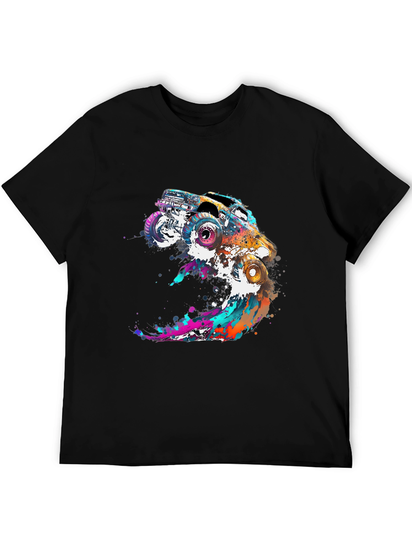 Monster Truck Splash Graphic Tee
