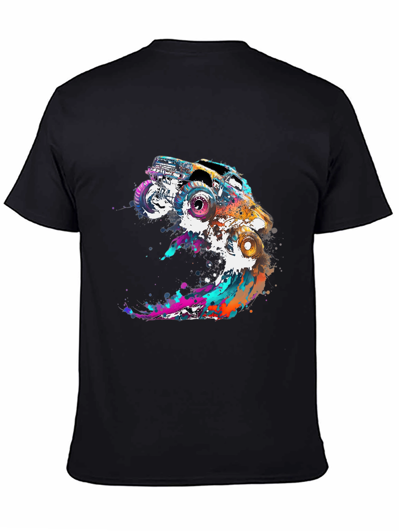 Monster Truck Splash Graphic Tee