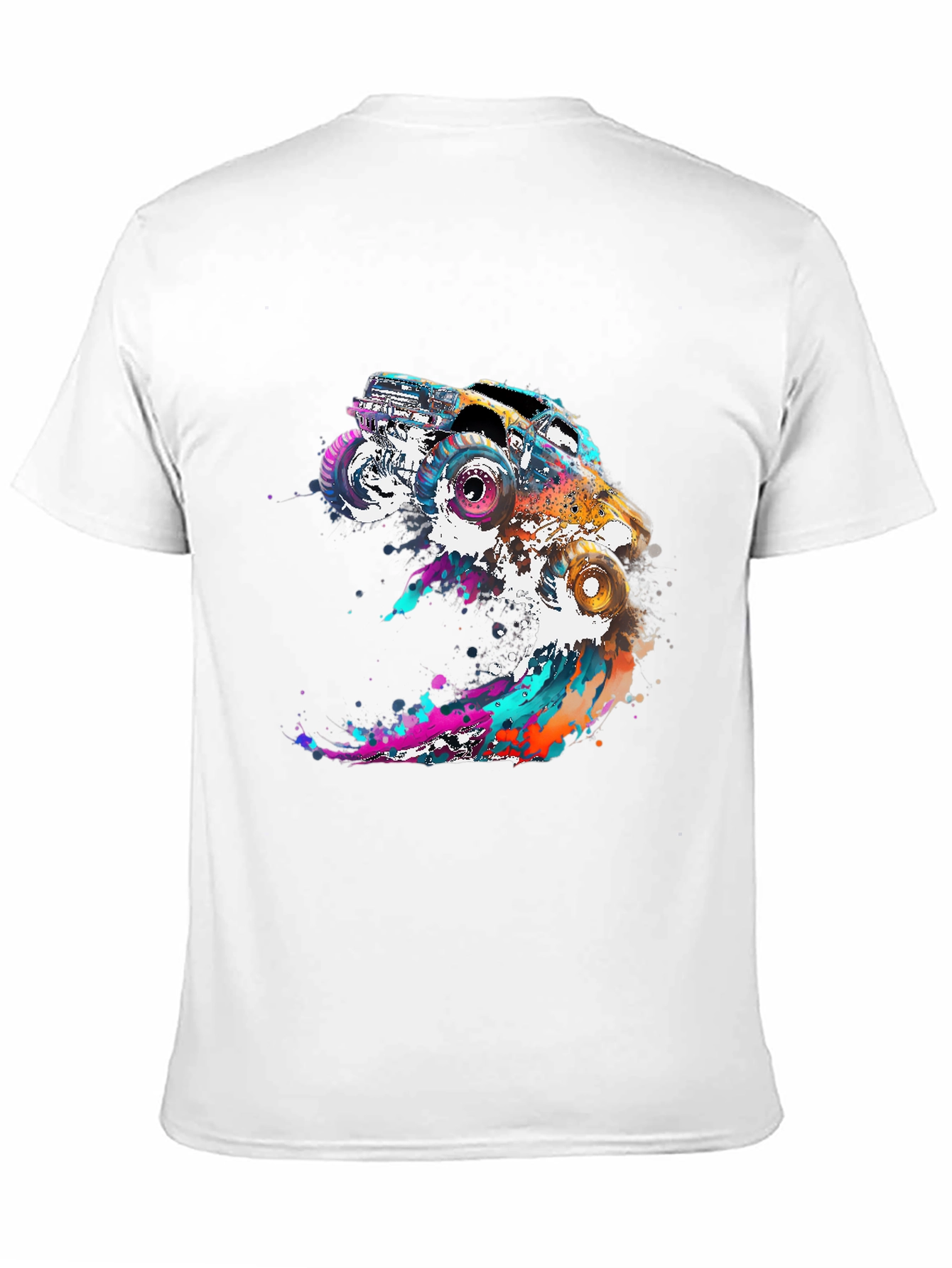 Monster Truck Splash Graphic Tee