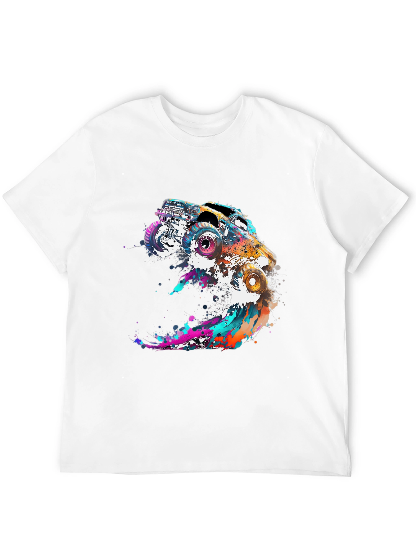 Monster Truck Splash Graphic Tee