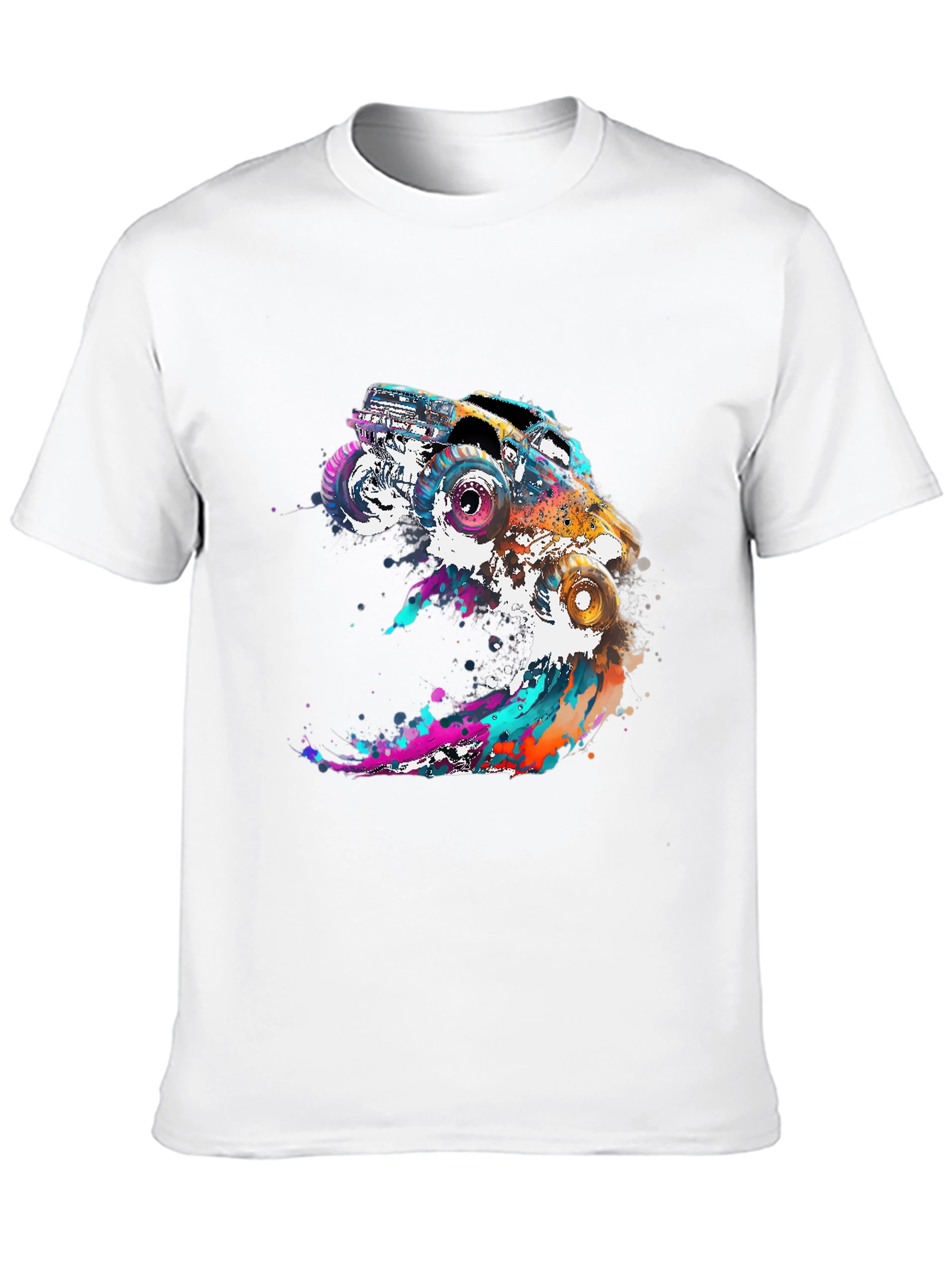 Monster Truck Splash Graphic Tee
