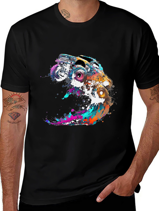 Monster Truck Splash Graphic Tee