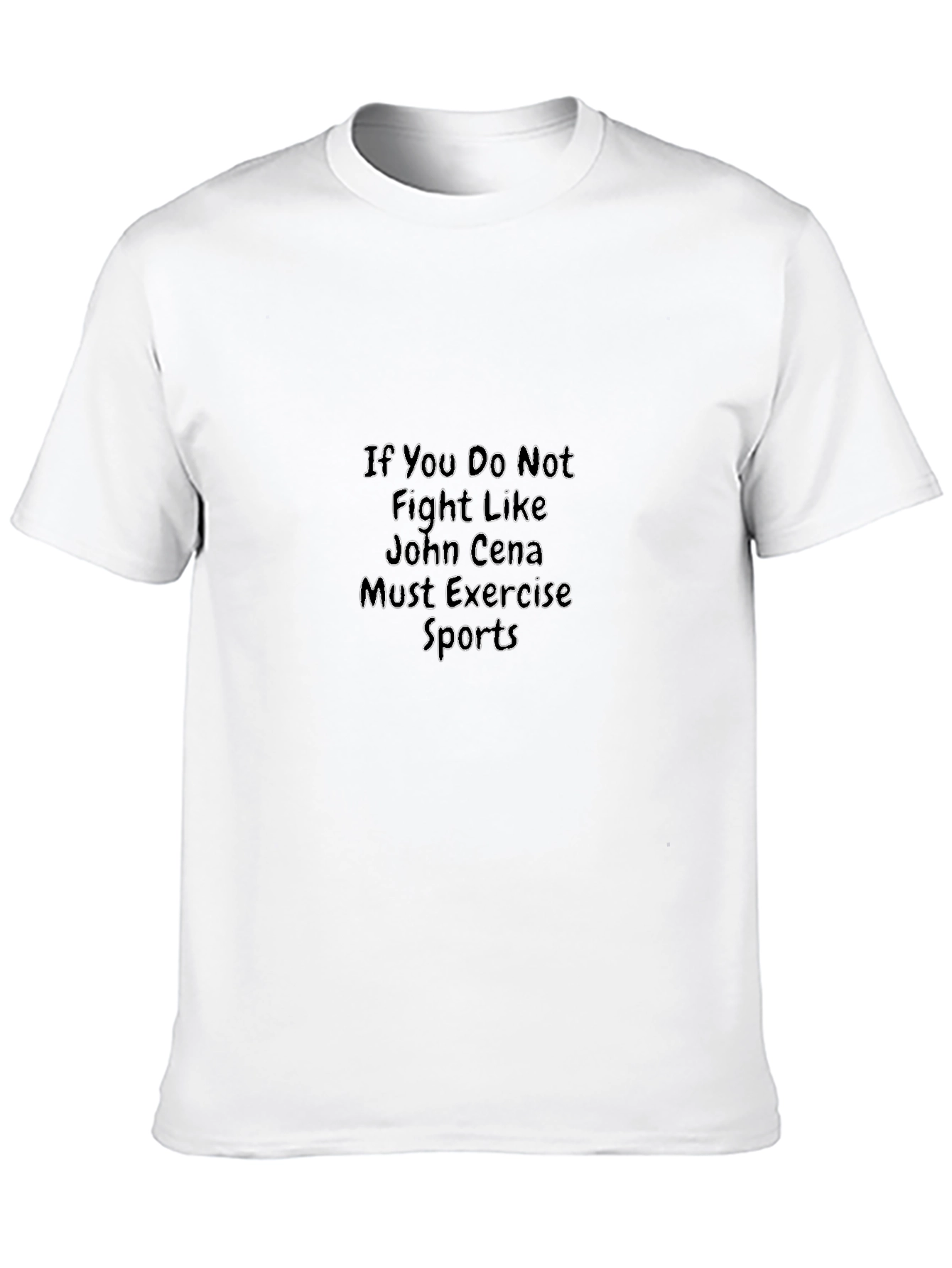 John Cena Exercise Black T-Shirt