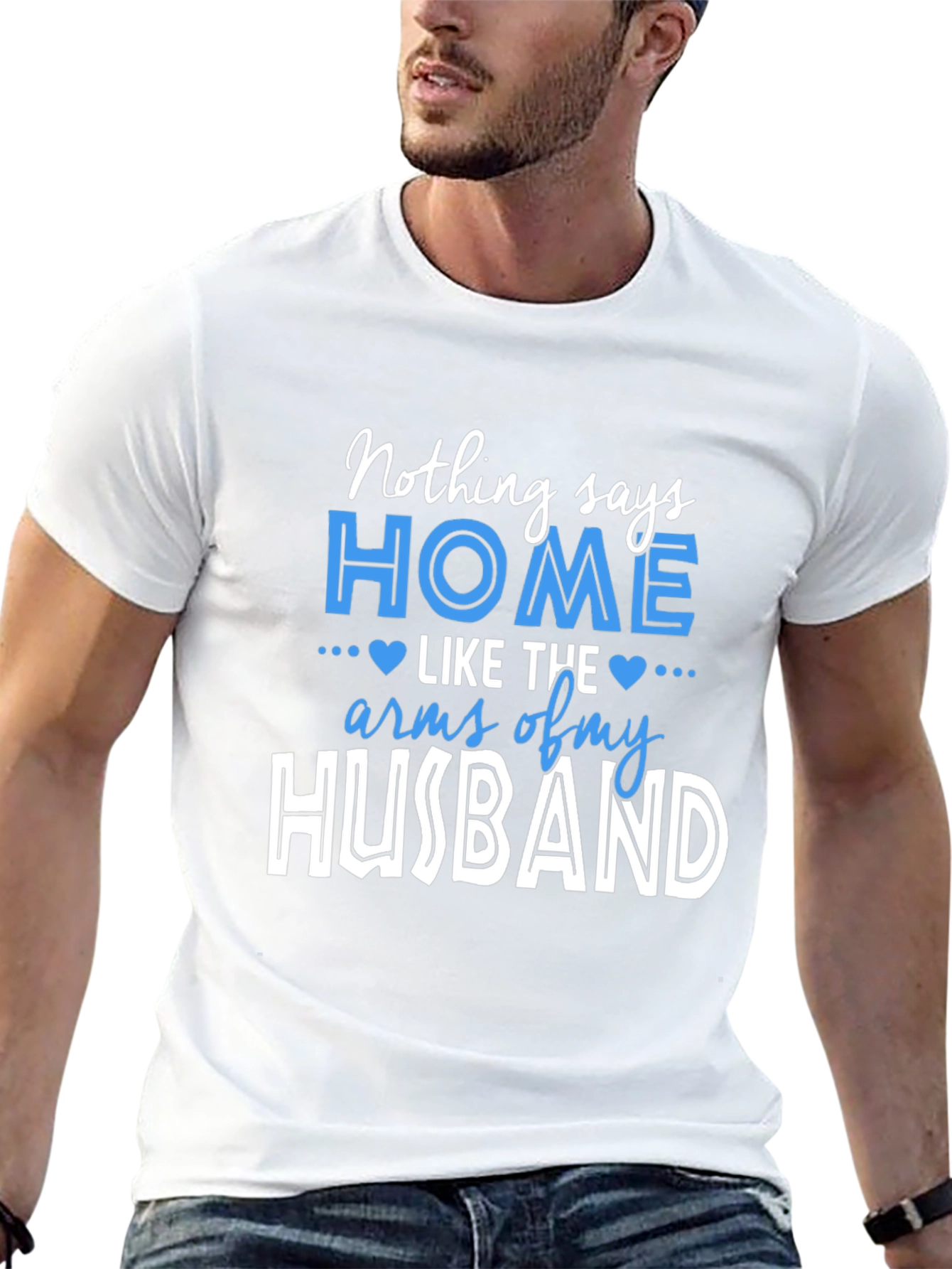 Home Husband Graphic Tee - Mens Black T-Shirt