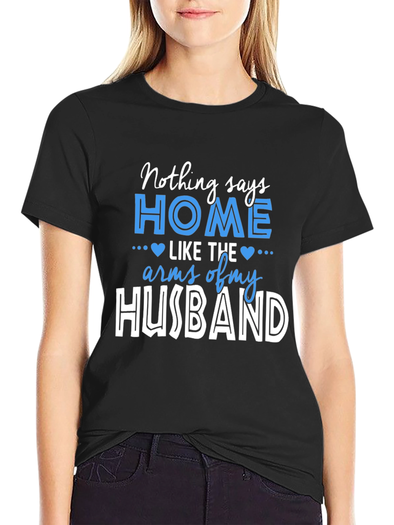 Home Husband Graphic Tee - Mens Black T-Shirt