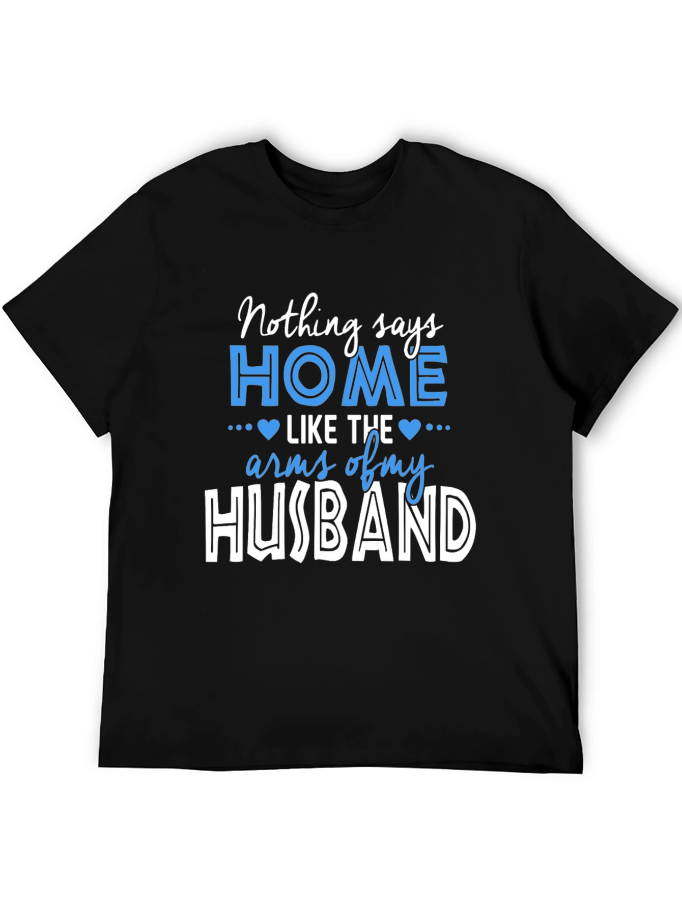 Home Husband Graphic Tee - Mens Black T-Shirt