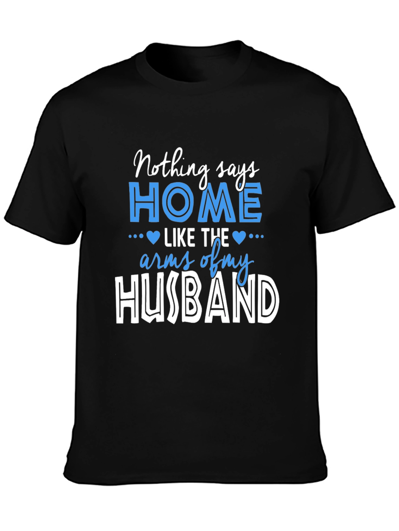 Home Husband Graphic Tee - Mens Black T-Shirt