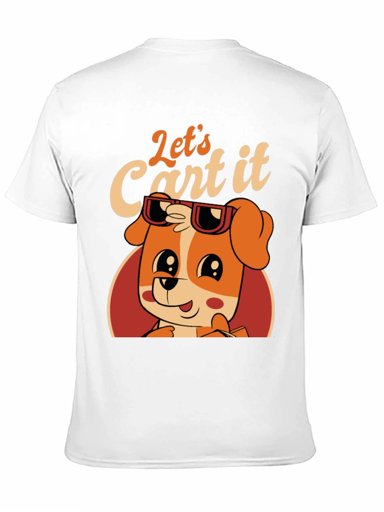 Lets Cart It! Dog Graphic Tee