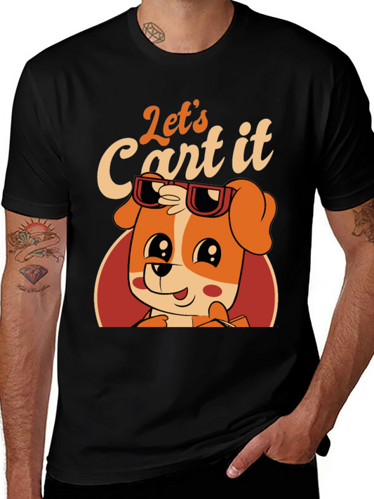 Lets Cart It! Dog Graphic Tee