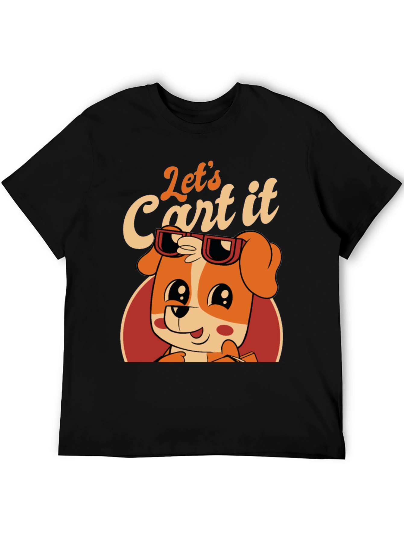 Lets Cart It! Dog Graphic Tee