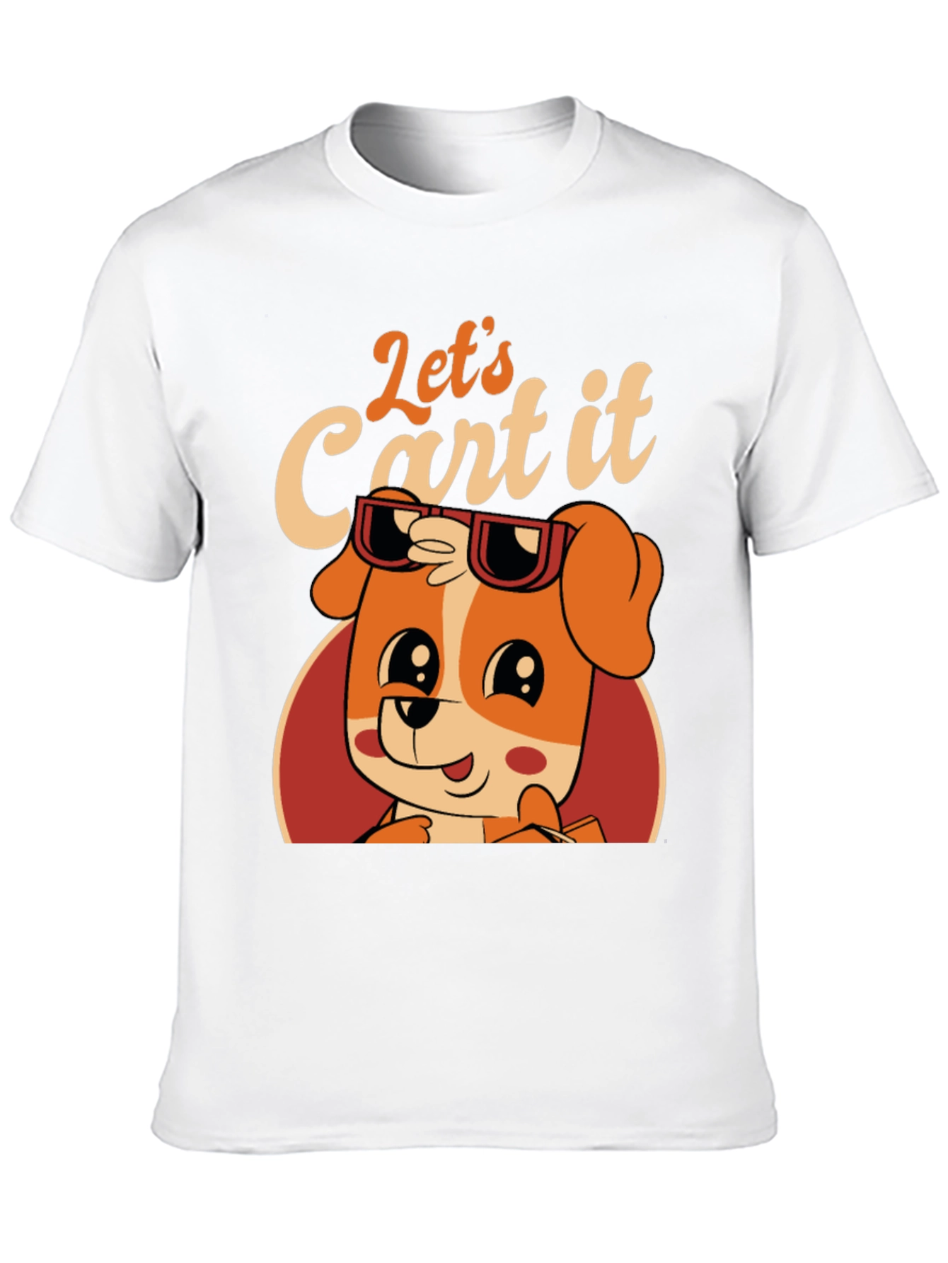 Lets Cart It! Dog Graphic Tee