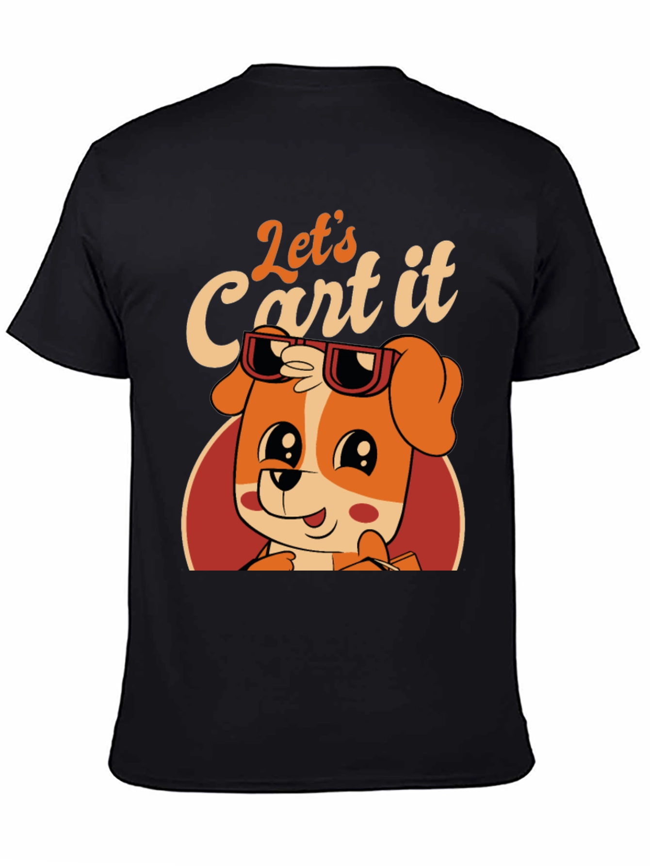 Lets Cart It! Dog Graphic Tee