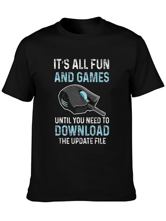 Gamer T-Shirt - Funny Gaming Update Quote