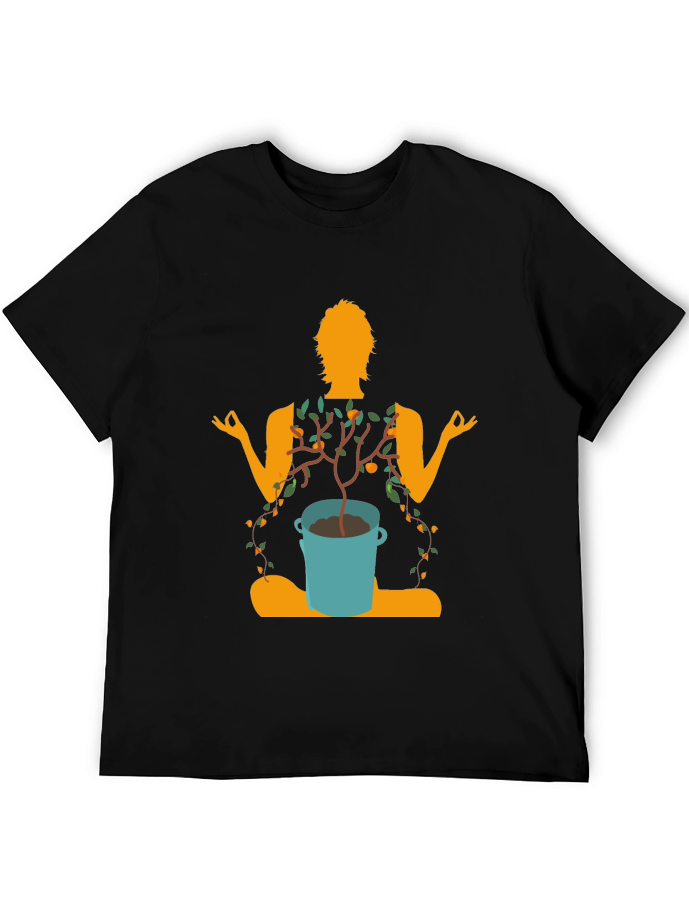 Zen Garden T-Shirt - Meditating Tree Graphic Tee