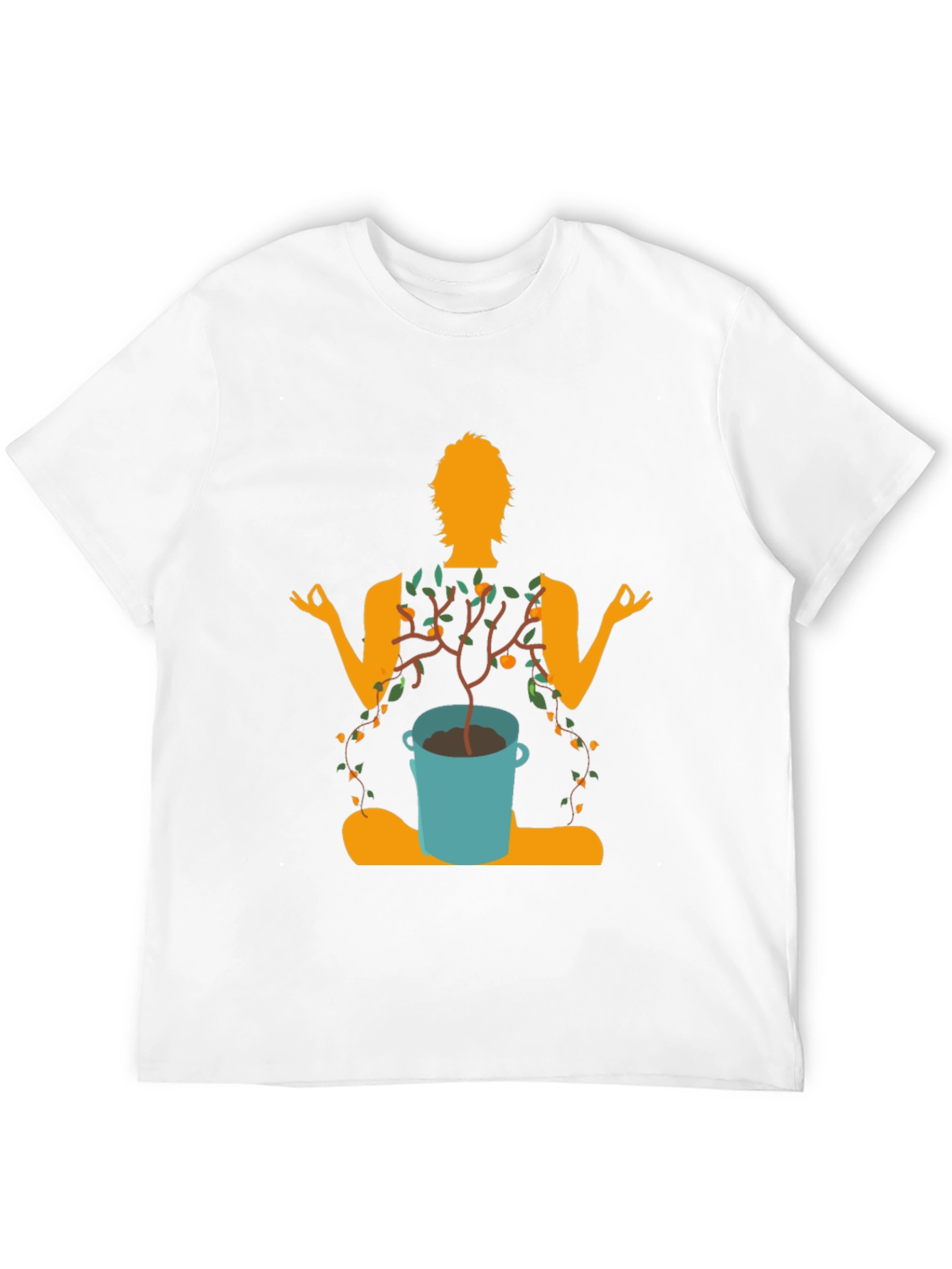 Zen Garden T-Shirt - Meditating Tree Graphic Tee