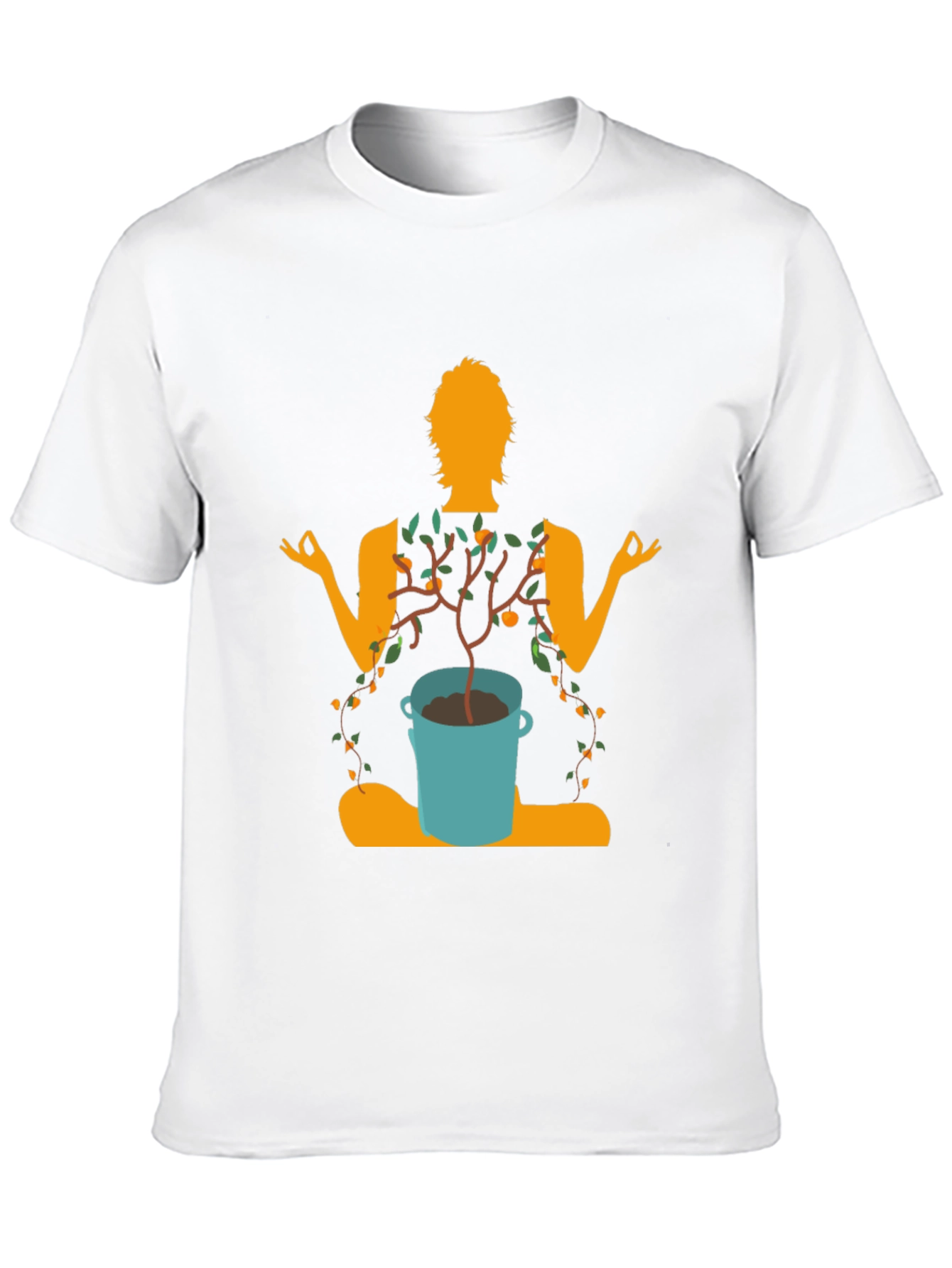 Zen Garden T-Shirt - Meditating Tree Graphic Tee