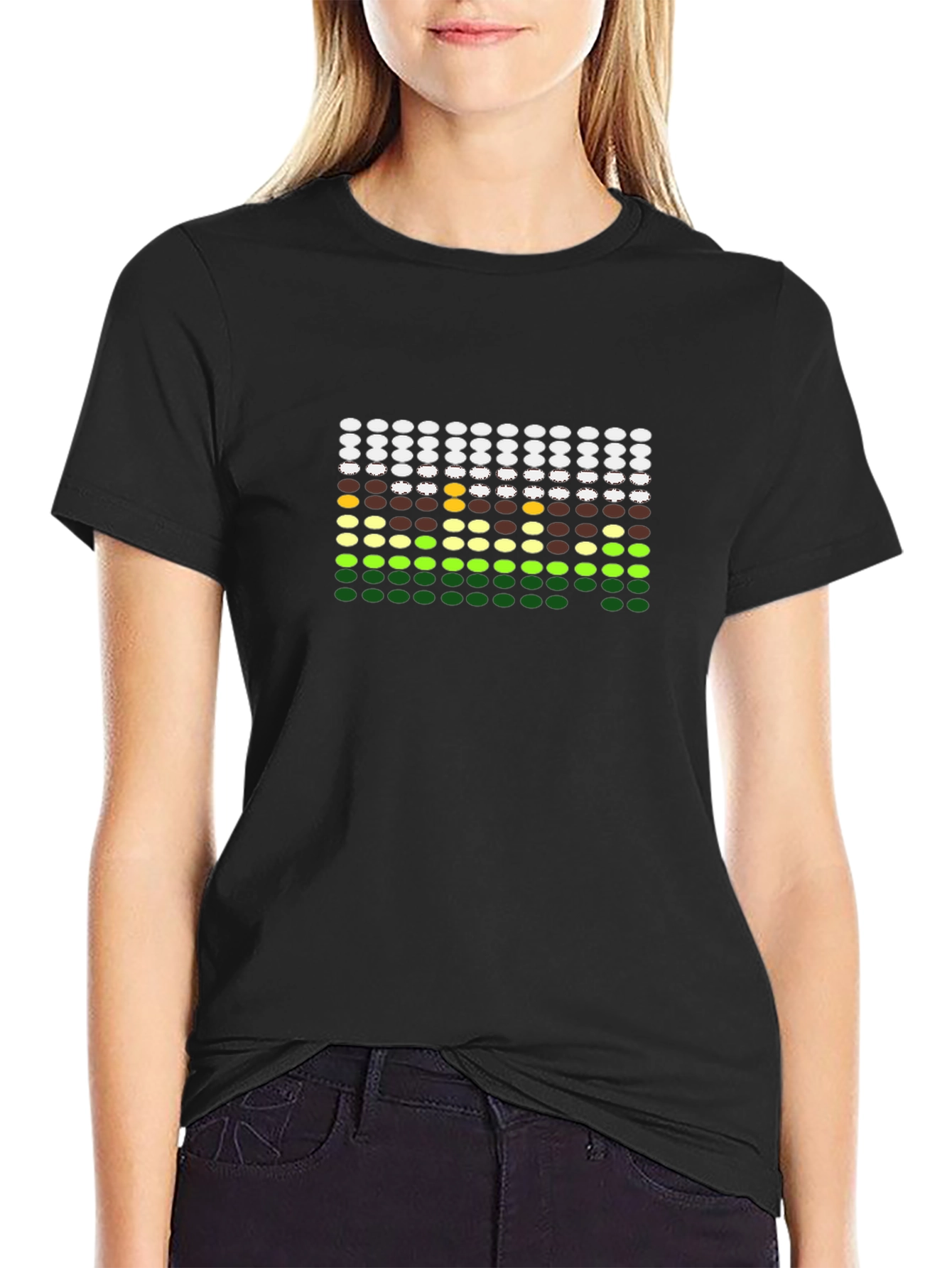 Retro LED Equalizer T-Shirt - Black