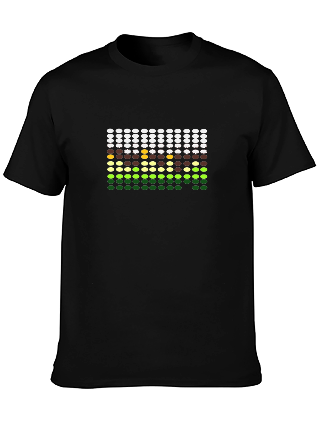 Retro LED Equalizer T-Shirt - Black