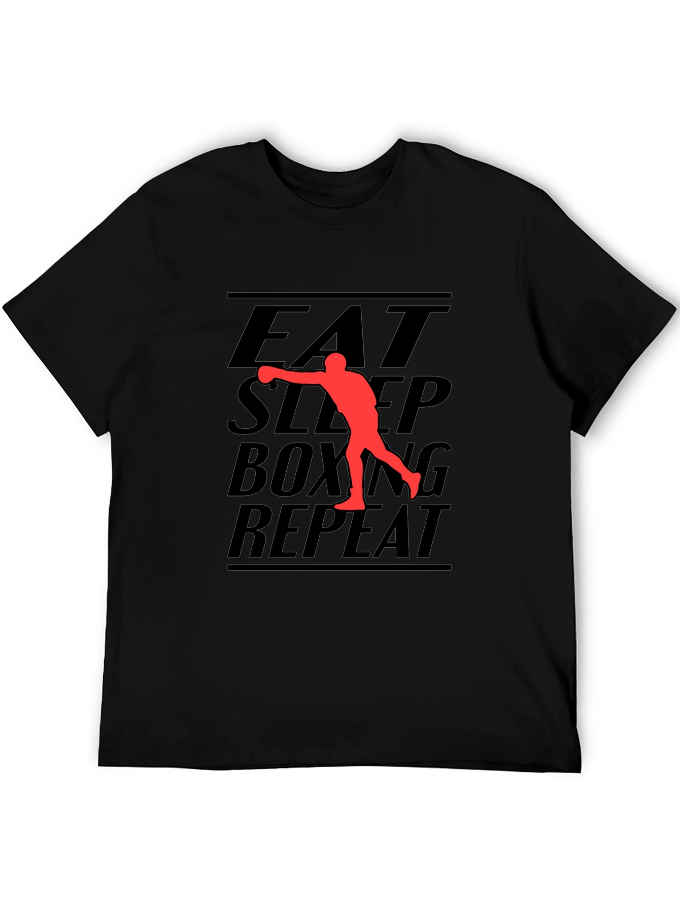 Eat Sleep Boxing Repeat Graphic Tee