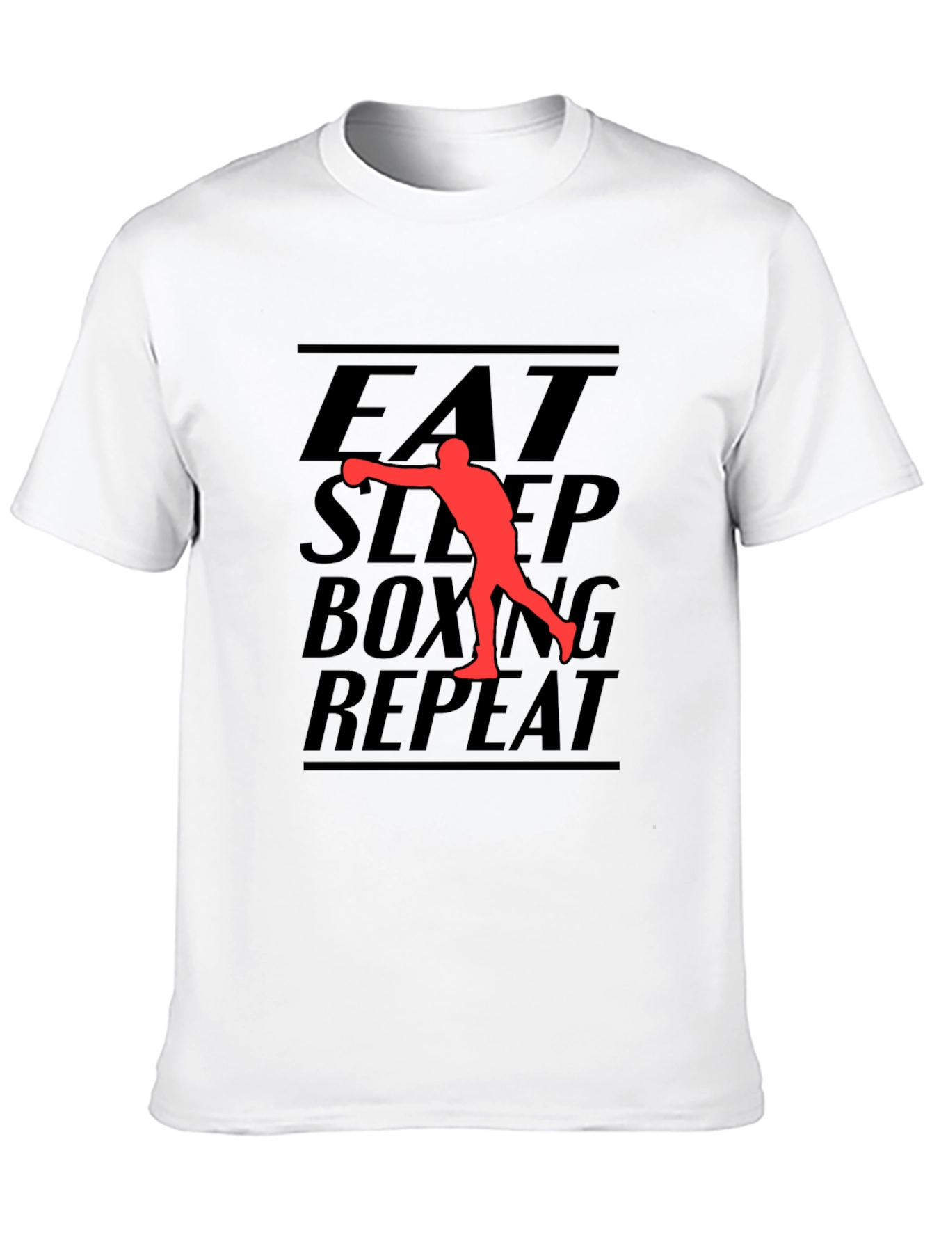 Eat Sleep Boxing Repeat Graphic Tee