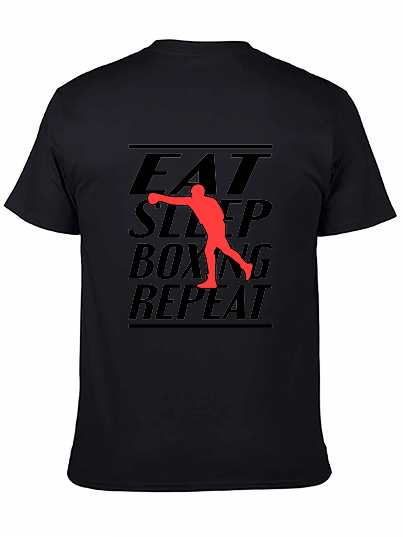 Eat Sleep Boxing Repeat Graphic Tee