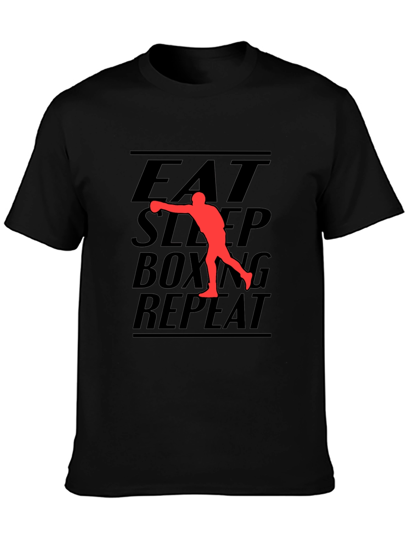 Eat Sleep Boxing Repeat Graphic Tee