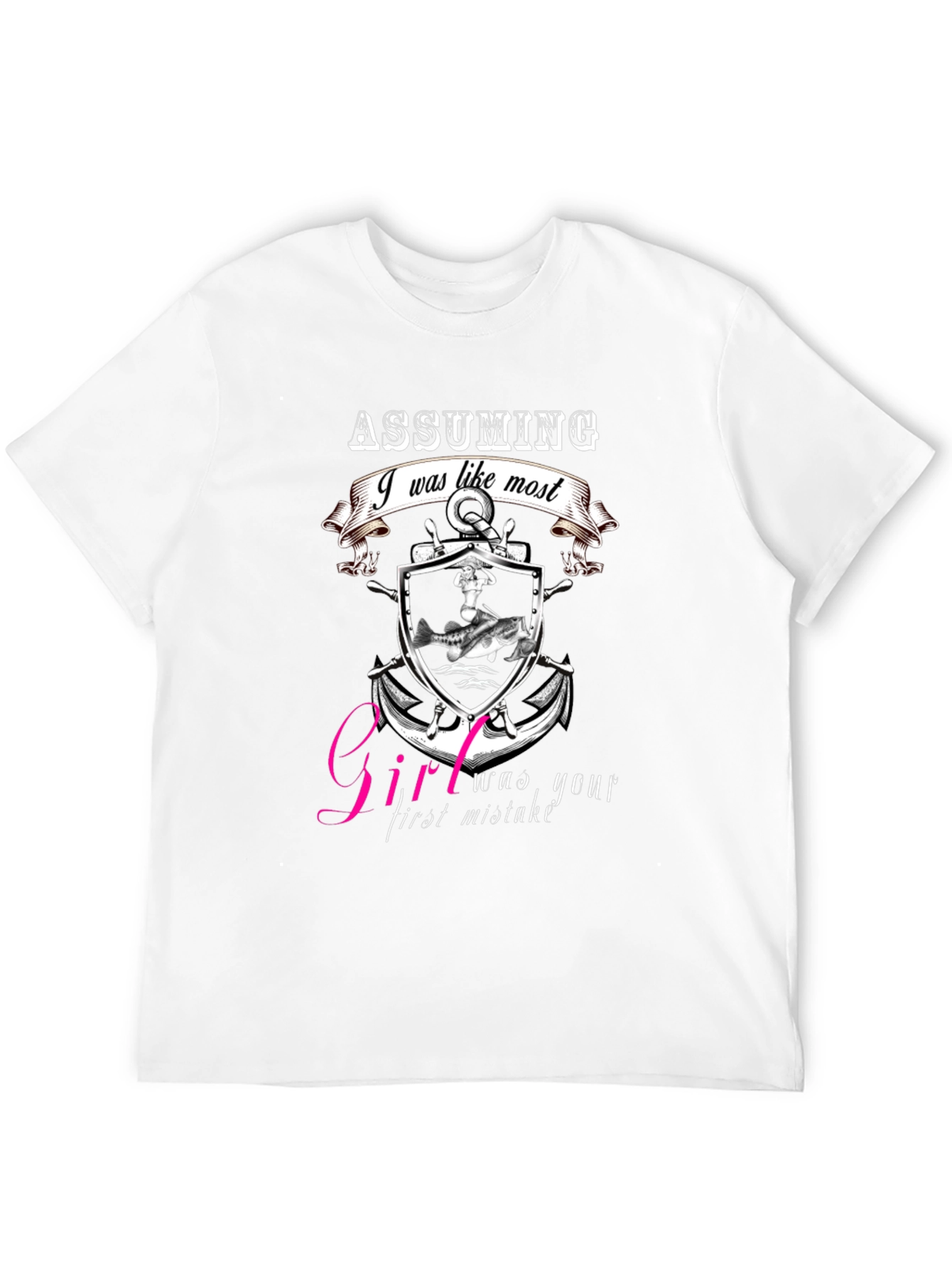 Assuming I Was Like Most Black Graphic Tee