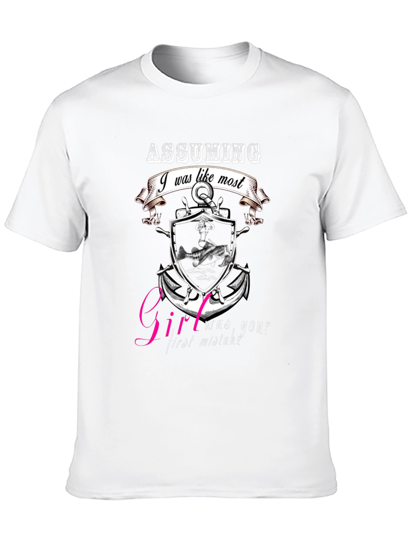 Assuming I Was Like Most Black Graphic Tee