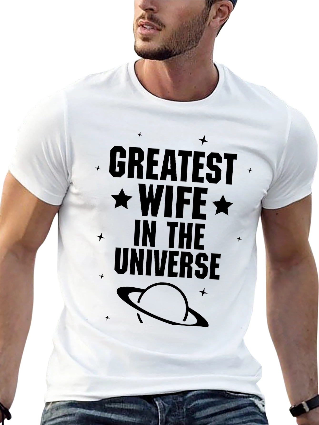 Greatest Wife in the Universe Black T-Shirt