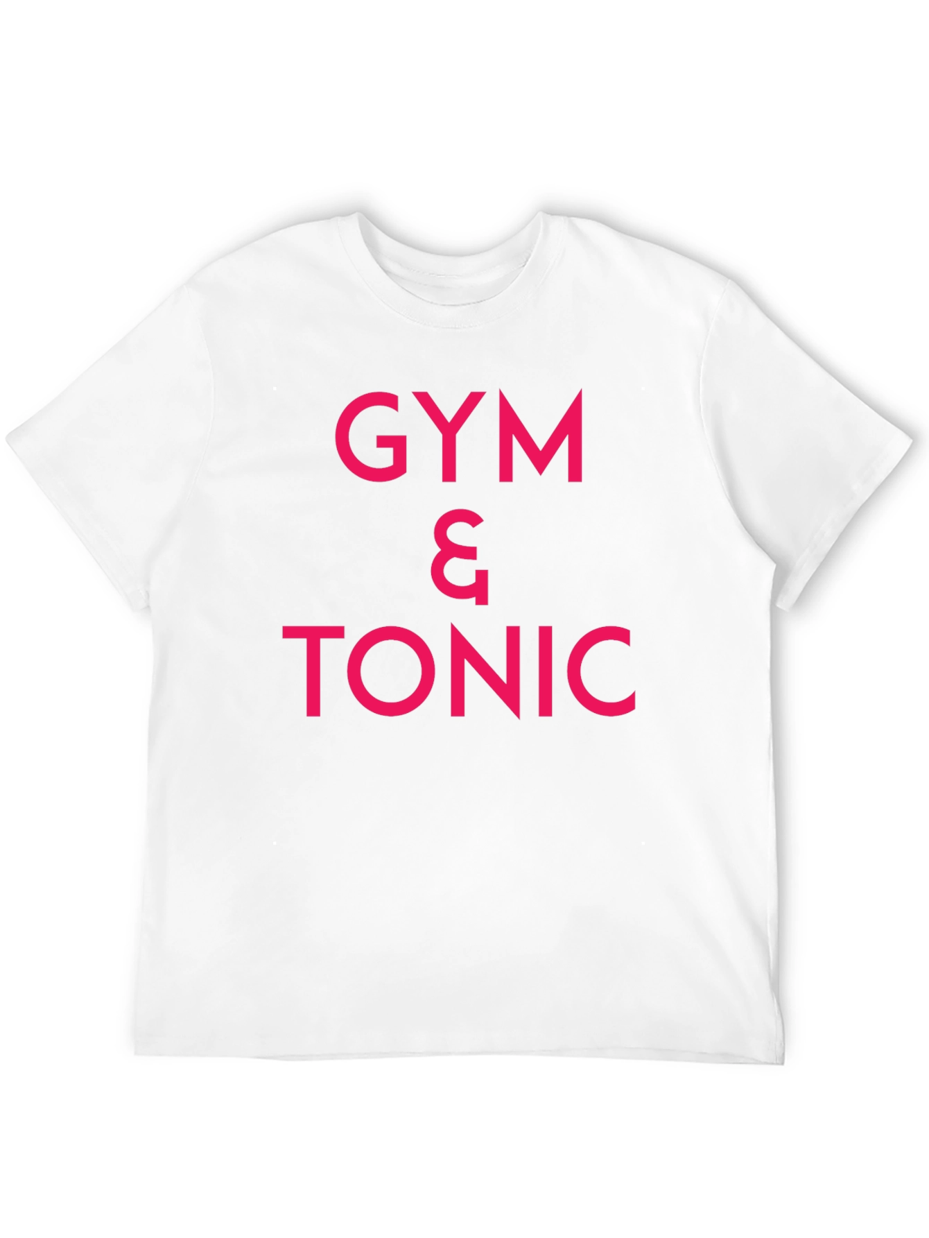 Gym & Tonic Graphic Tee - Black Cotton T-Shirt