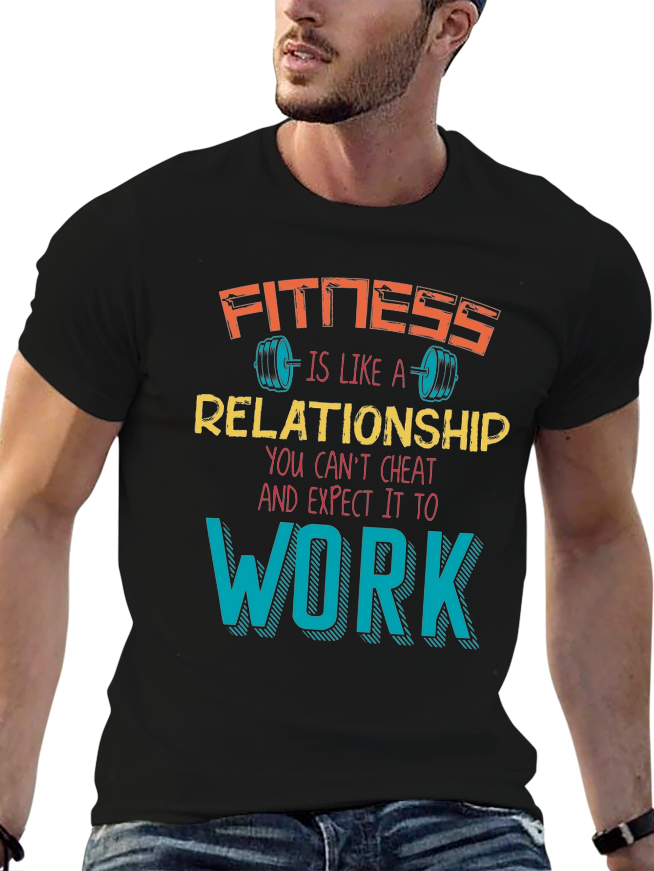 Fitness Relationship Graphic Tee