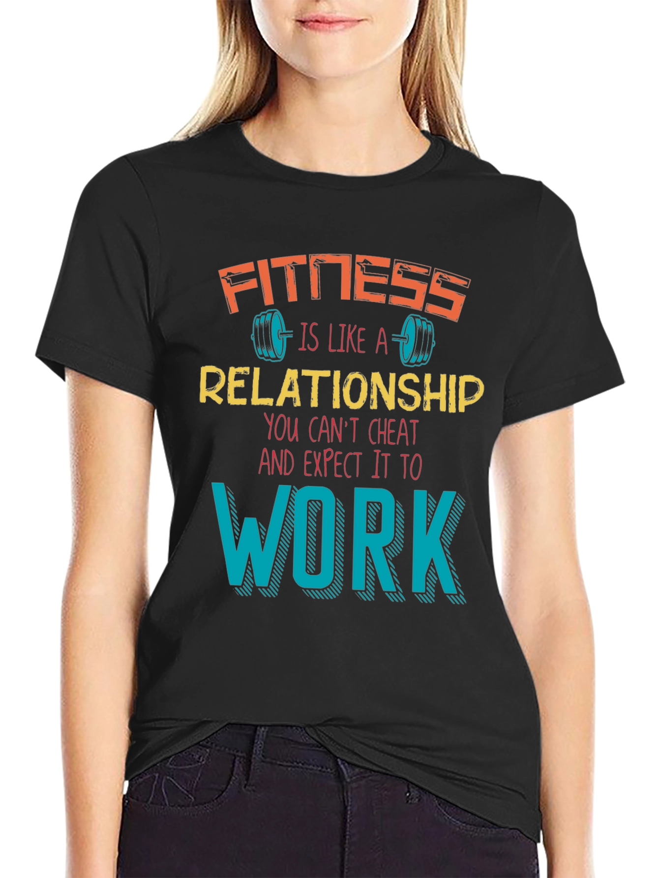 Fitness Relationship Graphic Tee
