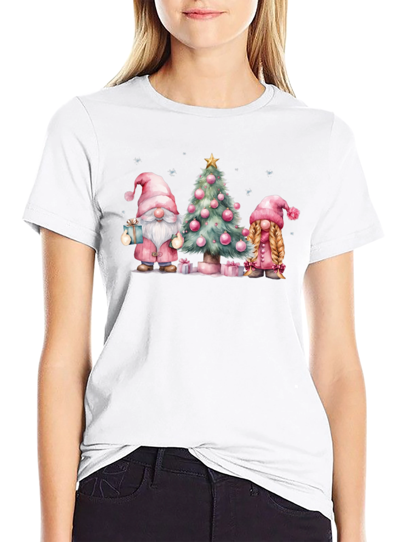 Festive Gnomes Christmas T-Shirt