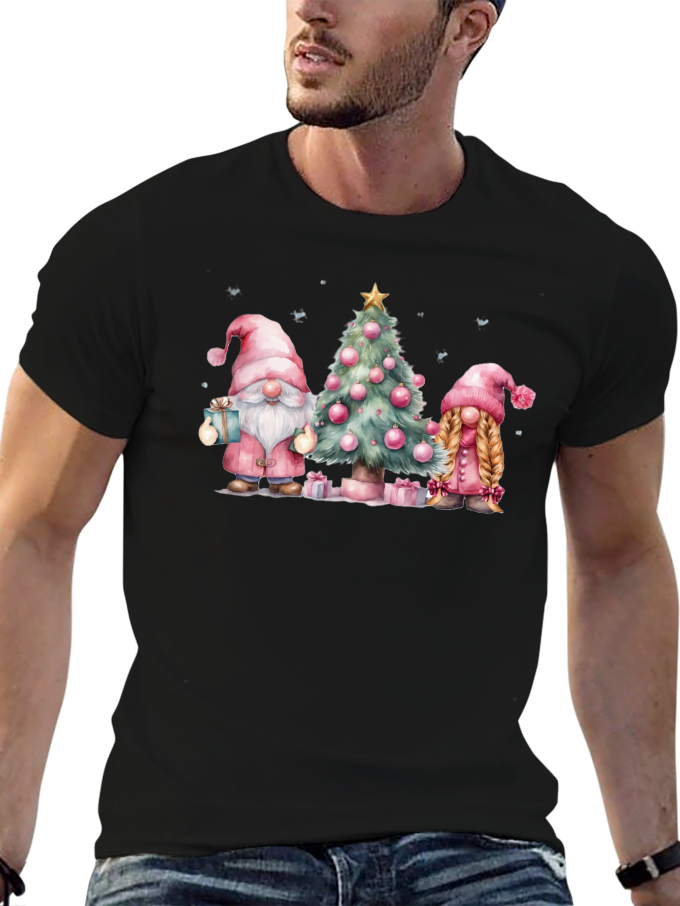 Festive Gnomes Christmas T-Shirt
