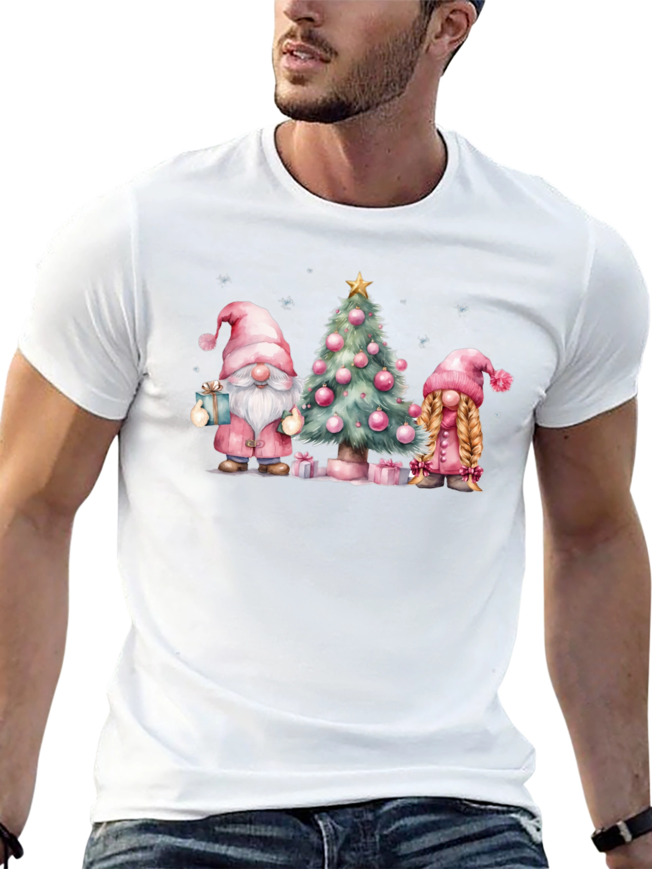 Festive Gnomes Christmas T-Shirt