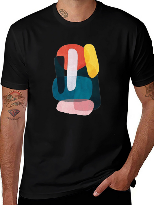 Abstract Shapes Graphic T-Shirt