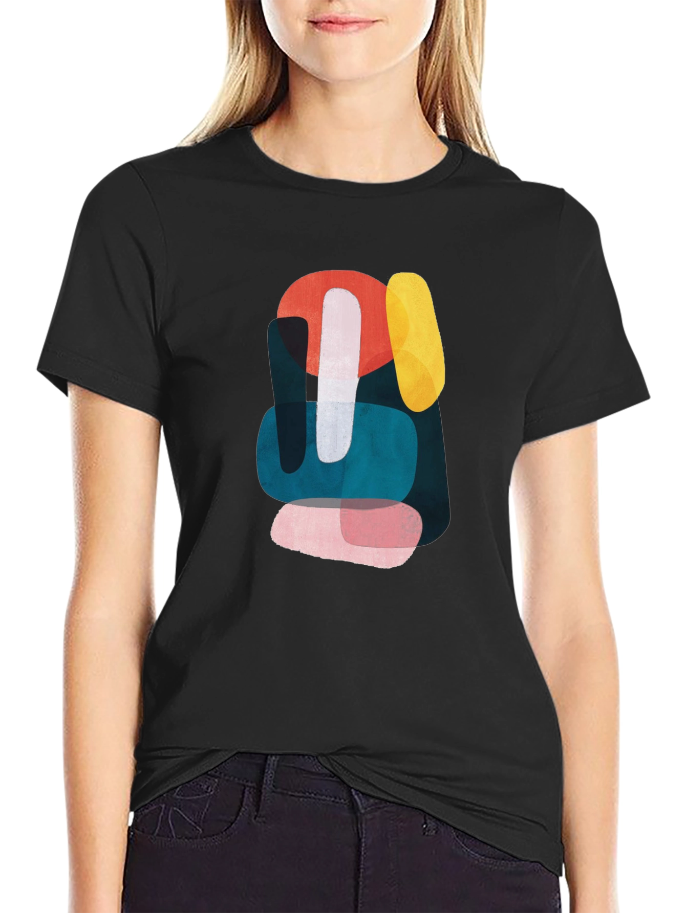 Abstract Shapes Graphic T-Shirt