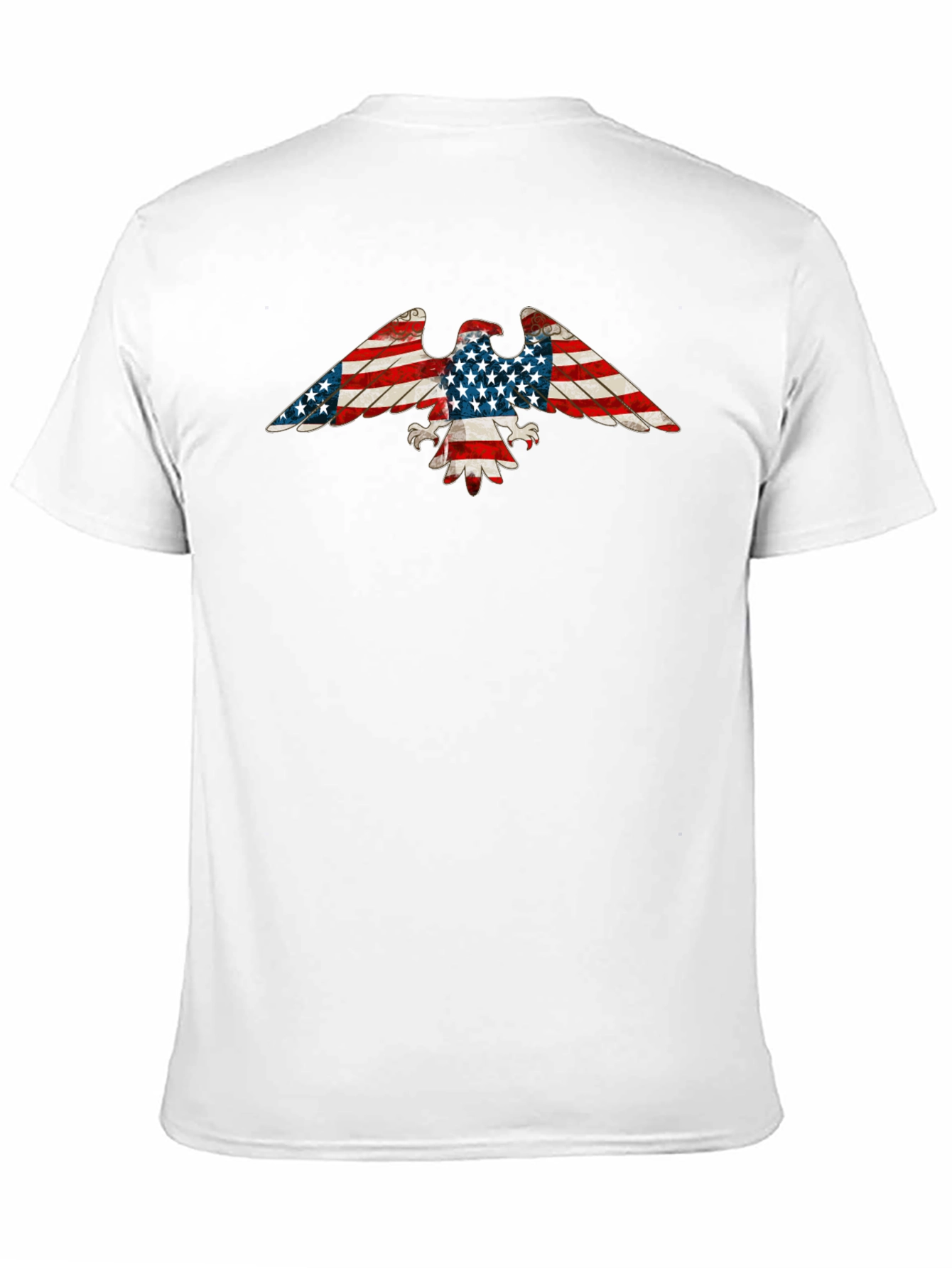 American Flag Eagle Graphic T-Shirt