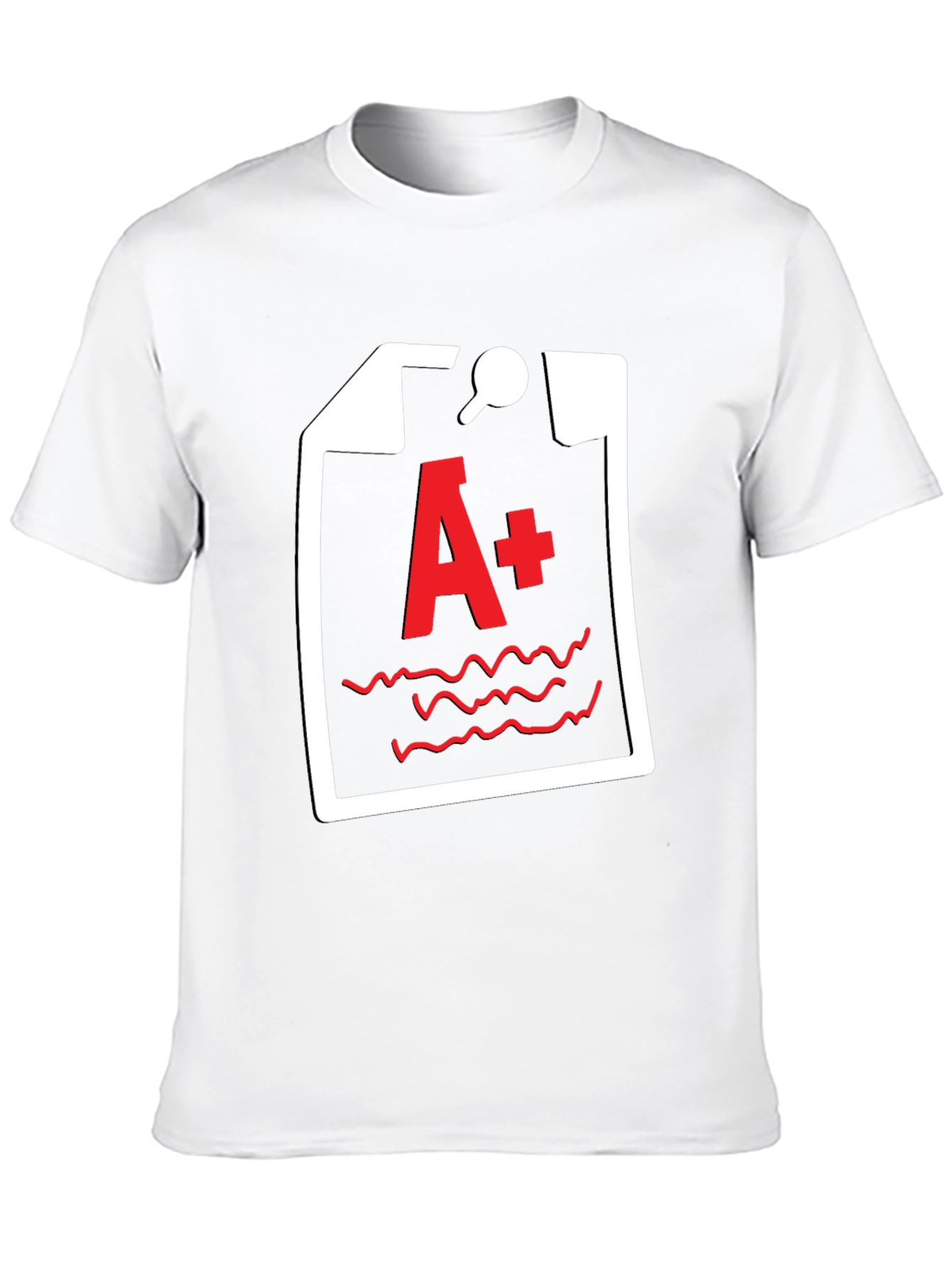 A+ Grade Black T-Shirt - Academic Humor Tee