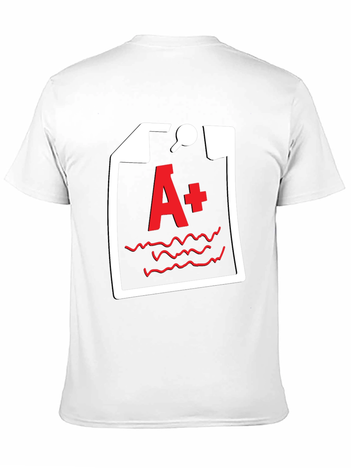 A+ Grade Black T-Shirt - Academic Humor Tee