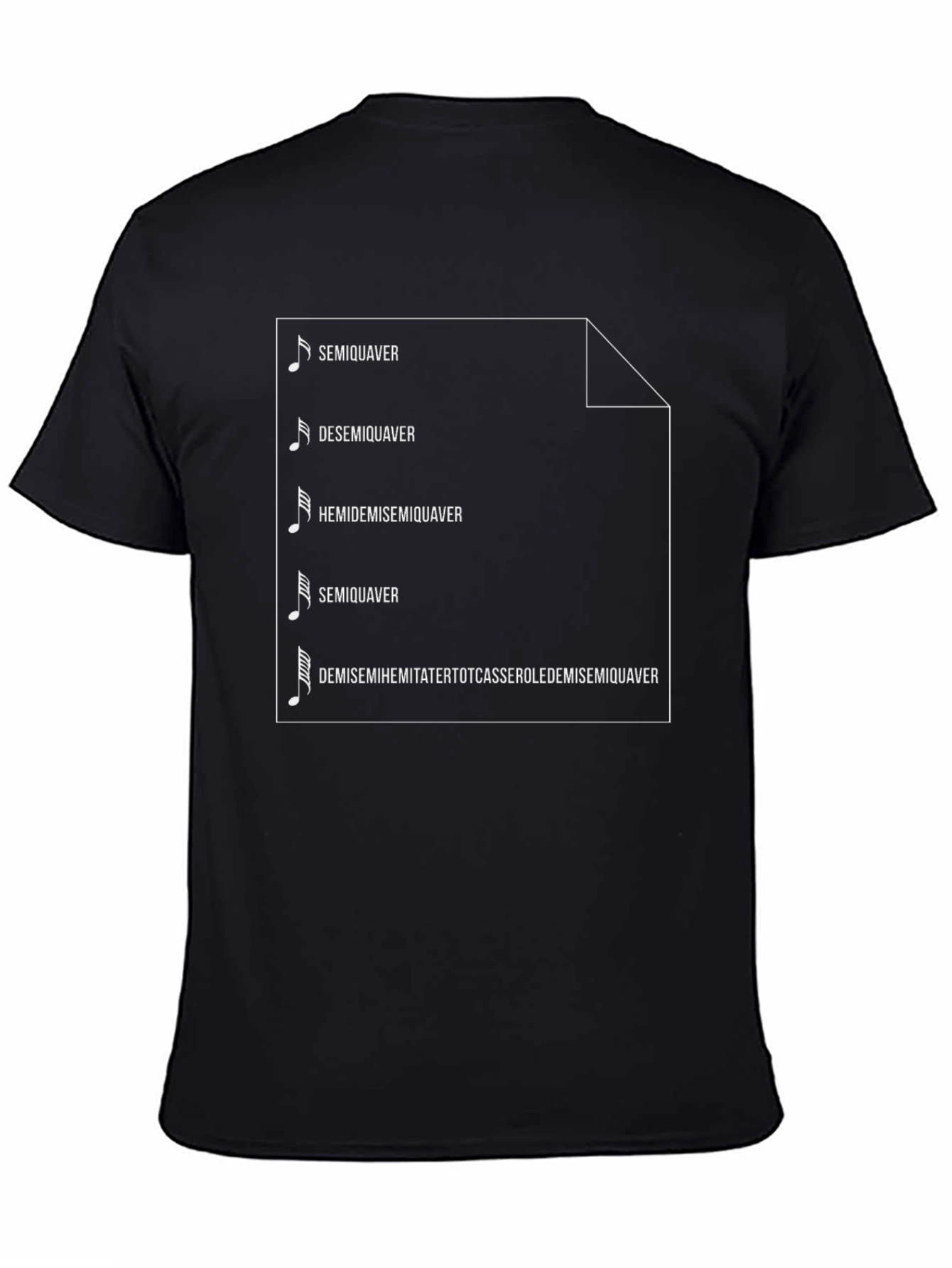Musical Note Shirt: Funny Music Theory Tee