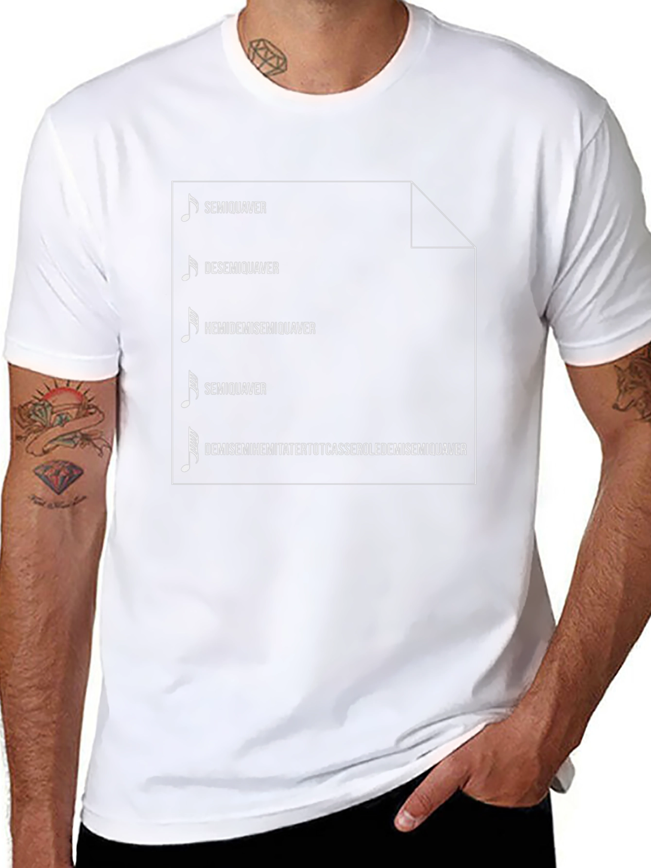 Musical Note Shirt: Funny Music Theory Tee