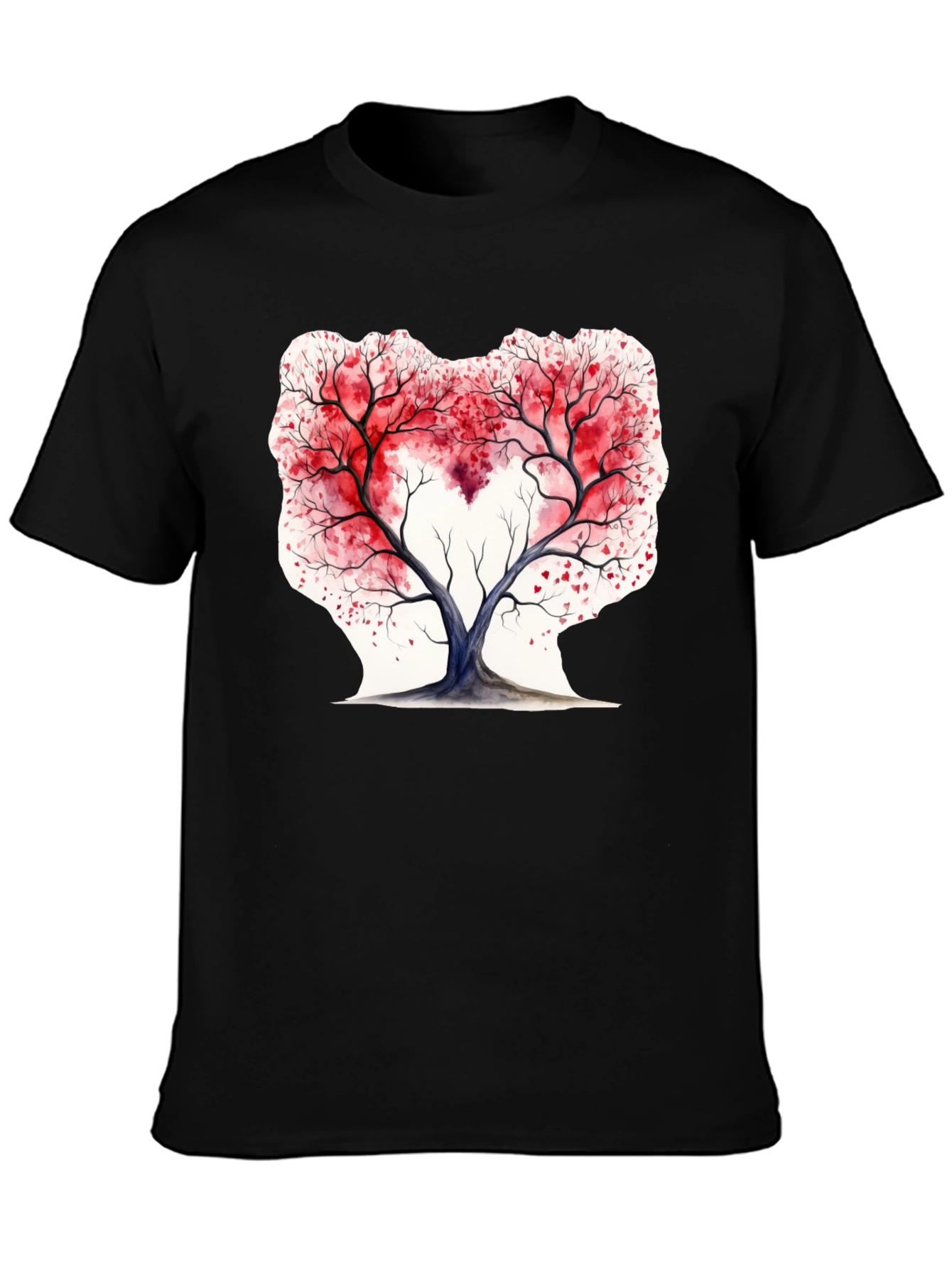 Heart Tree Valentines Day Graphic Tee
