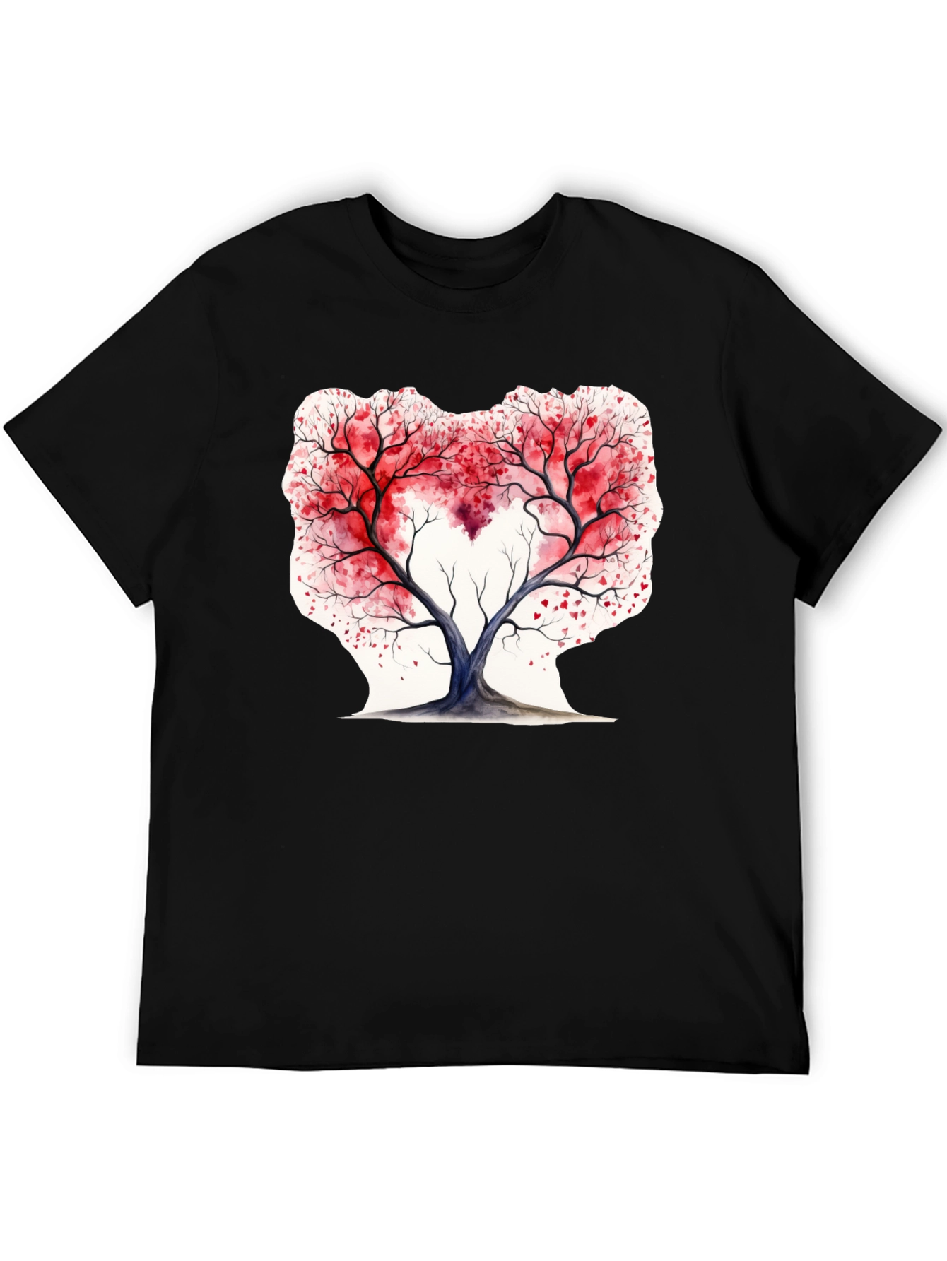 Heart Tree Valentines Day Graphic Tee
