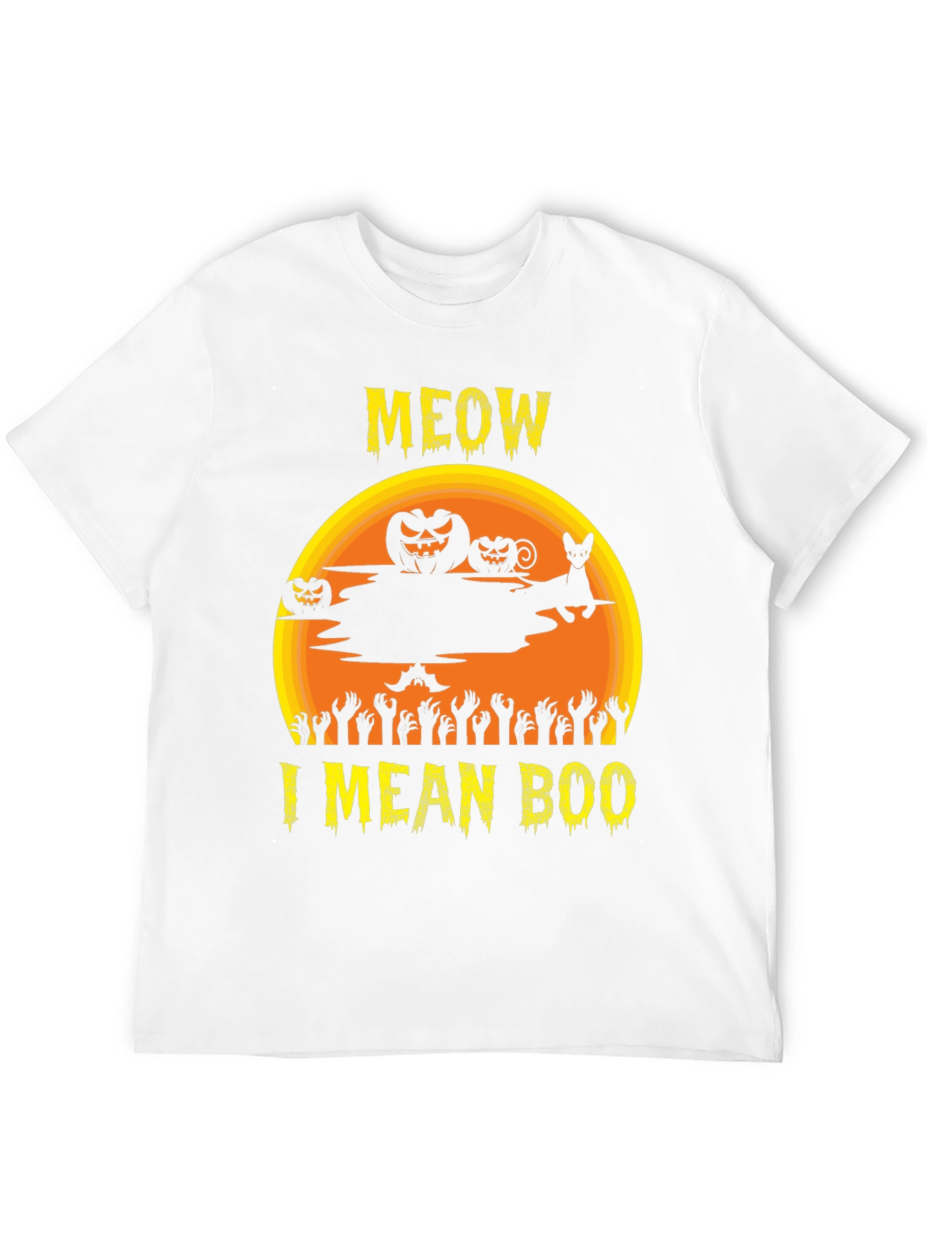 Halloween Meow I Mean Boo T-Shirt
