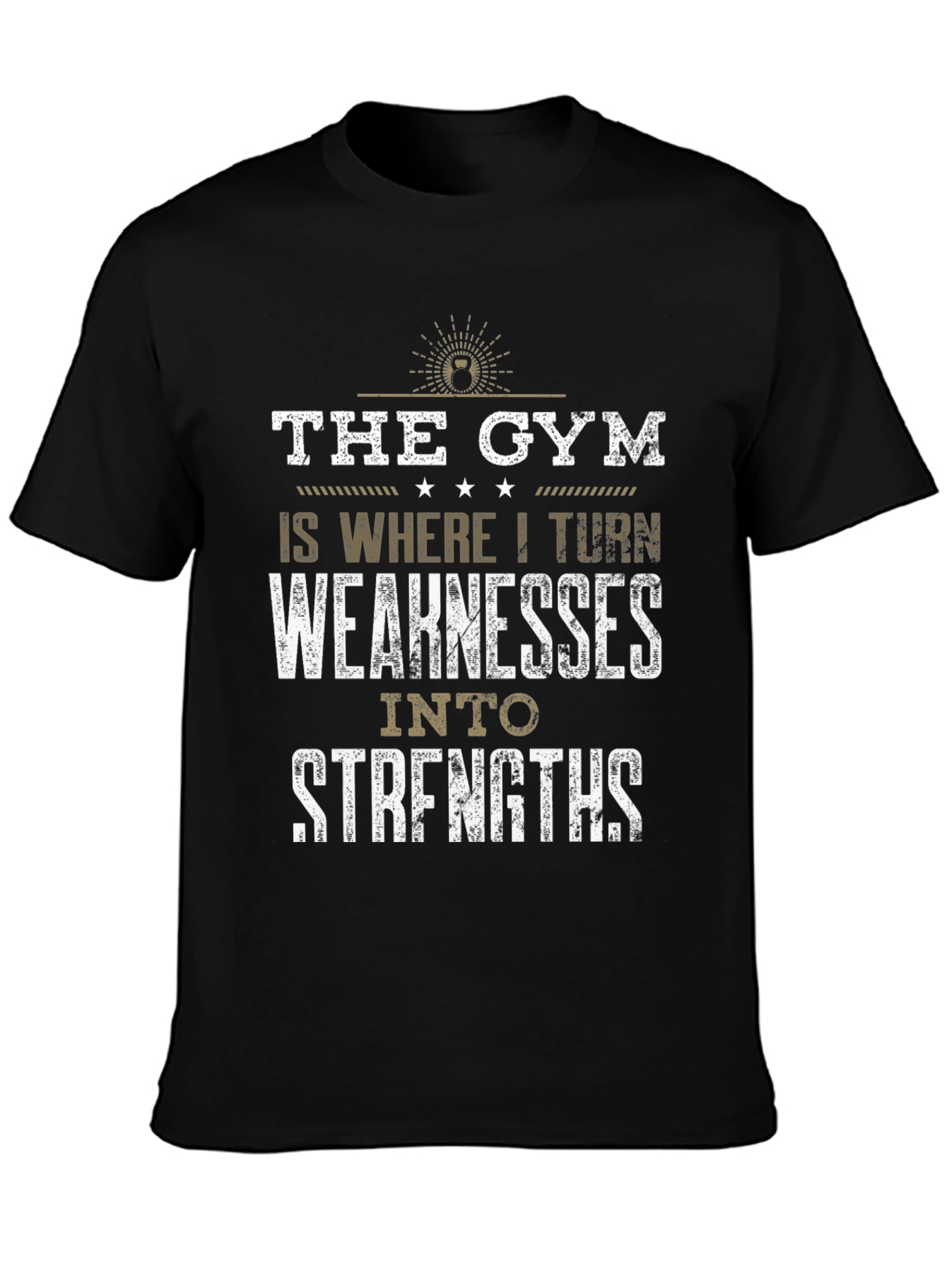 Gym Motivation T-Shirt: Weakness to Strength