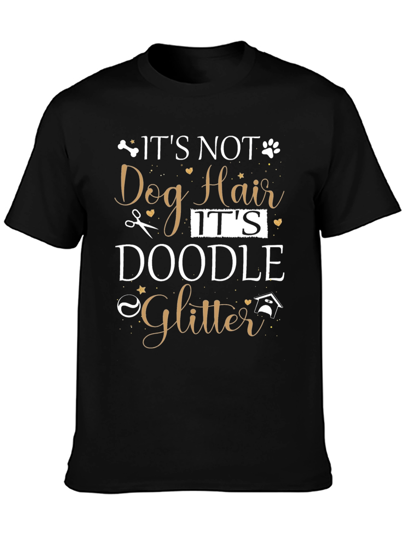 Its Doodle Glitter Graphic Tee