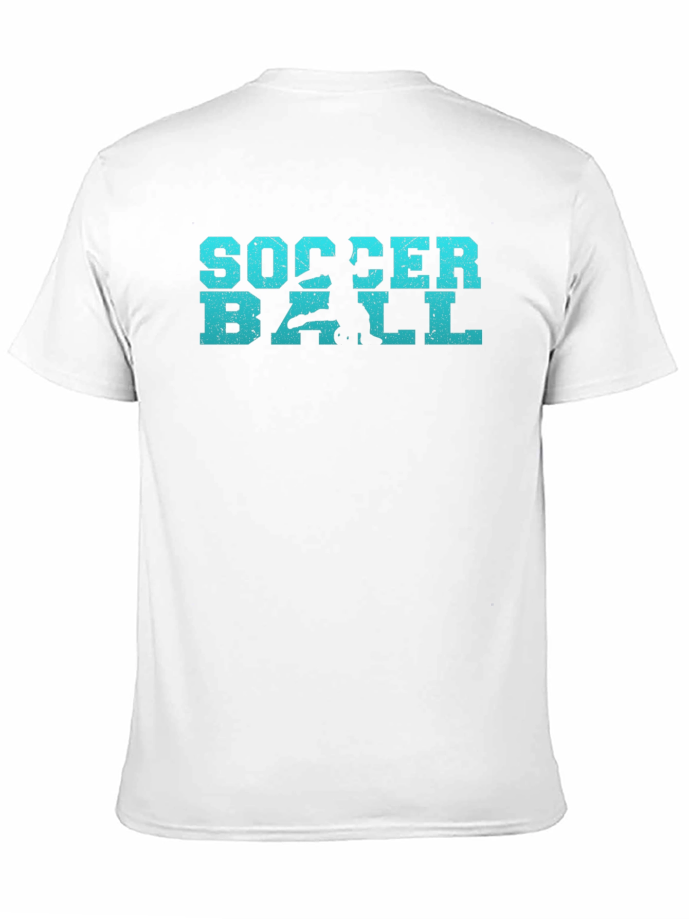 Soccer Ball Graphic T-Shirt - Black