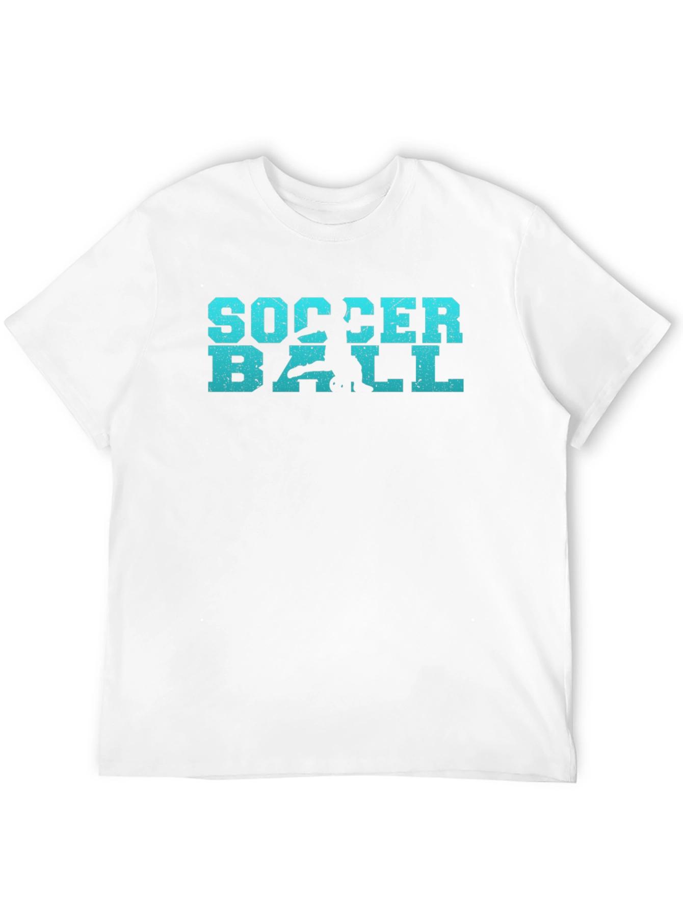 Soccer Ball Graphic T-Shirt - Black